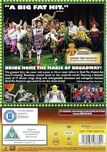 Shrek The Musical (Dreamworks) [Import] - Nail Gallerys