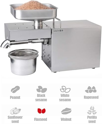 hzexun Pressoir à Huile Graine de Périlla Machine Extracteur Presse à Huile Cacahuète Automatique Écrous Graines Huile - Nail Gallerys