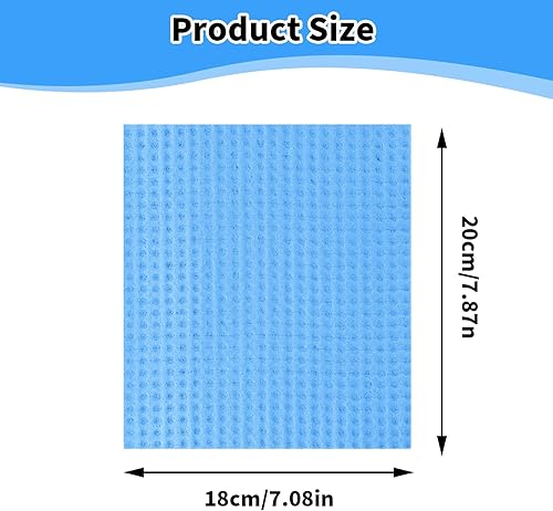 Anseom 10 Pieces Torchons à Vaisselle Réutilisable, Super Éponges à Vaisselle Absorbantes pour Cuisine, Chiffons de Nettoyage Séchage Rapide pour Cuisine et Maison - Nail Gallerys