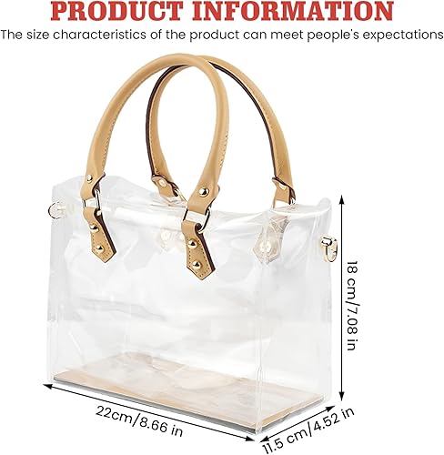 Kit de fabrication de sacs à main en PVC transparent - Accessoires d'artisanat - Accessoires de bricolage - Kit d'outils de couture - Accessoires de sac à main - Kit de fabrication de sacs de vacances - Nail Gallerys