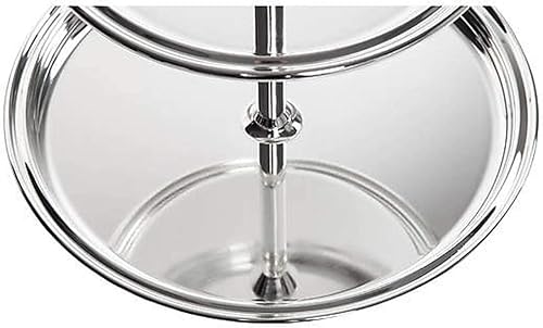 EDZARD étagère à 2 Niveaux, Tranchant de Fil, argenté Noble, Hauteur 16 cm - Nail Gallerys