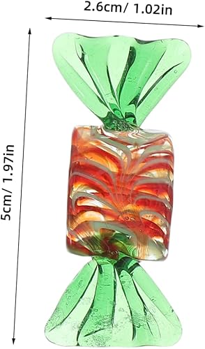 Luxshiny 10 Pièces Ornements Décoratifs Verre Statues de Bonbons Adorables pour Décoration Intérieure et Événements Festifs Accent Créatif pour Maison et Bureau - Nail Gallerys