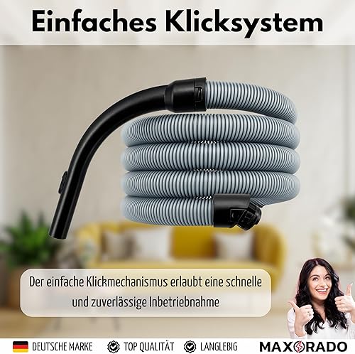 Maxorado Poignée et tuyau d'aspirateur compatibles avec Miele C2 Complete C3 S8 Series 10563760 7863552 7863553 7863554 7863555 - Nail Gallerys