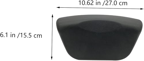 Healeved Coussin de baignoire avec ventouses antidérapantes pour la nuque Coussin ergonomique pour la nuque et les épaules Noir - Nail Gallerys