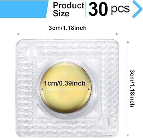 CPJJ 30 Pièces Double Face Boutons-Pression Aimant Couture,Magnétiques Invisibles En Pvc,Accessoire De Couture Pour Vêtements - Nail Gallerys