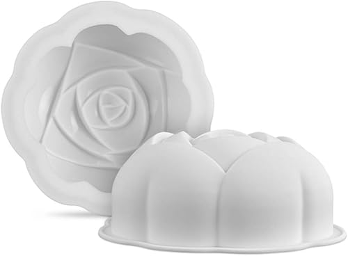 DUBENS Moule en silicone 3D pour décoration de gâteaux, gâteaux, 8 trous - En mousse de silicone - Pour pâtisserie, dessert (fraise) - Nail Gallerys