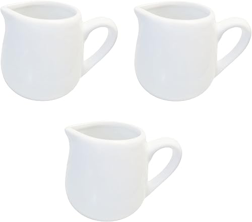 Provance Lot de 3 Pots à Lait en Porcelaine 70 ML - Nail Gallerys