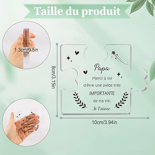 Cadeau Noel Papa Cadeau pour Papa Acryliques Puzzle Cadeau Noël Papa Cadeau De Noel Papa Cadeau Pere Idee Cadeau Beau Pere Cadeau Noël Papa Cadeau Papa Original Idee Cadeau Homme Cadeau Noel Homme - Nail Gallerys