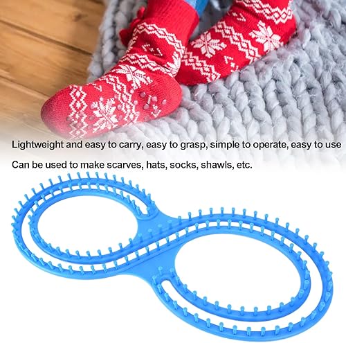 Ensemble de Métier à Tricoter 8 Formes, Métier à Tisser en Plastique, Planche à Tricoter avec Aiguilles de Suture au Crochet pour Bricolage, Couverture, Chaussettes, écharpe, - Nail Gallerys