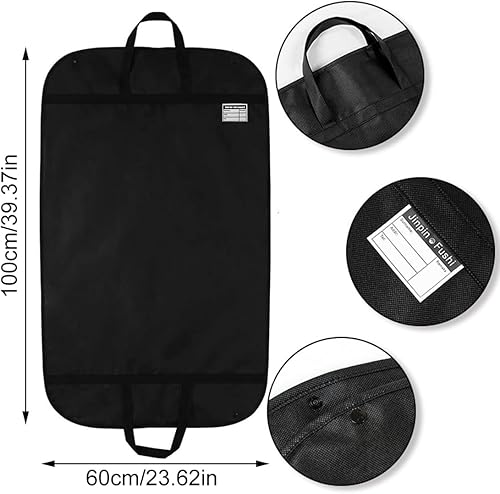 WeddHuis Ensemble de sacs à vêtements fermeture éclair étanche, adapté pour suspendre des vêtements, costumes, vestes, chemises habillées et rangement de manteaux - Nail Gallerys