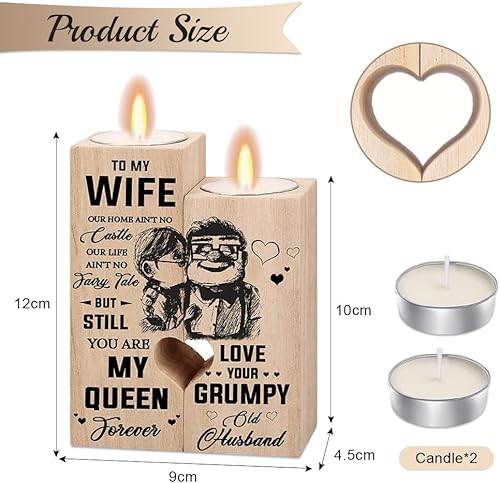 Bieiyhe Bougeoir en Bois en Forme de Coeur Bougie Meilleure Amie Petite Amie Meilleur Cadeau Bougeoir Bougeoir d'anniversaire Bougeoir Imprimé Bougies Personnalisées Bougie Déccrative pour Mariage - Nail Gallerys