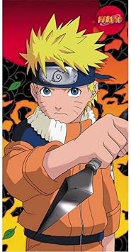 kidparadise Drap de Plage Naruto - Serviette de Plage Enfant (B) - Nail Gallerys