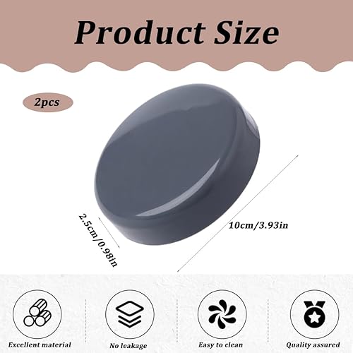 UEIOAVL Pièces de rechange pour centrifugeuses et extracteurs, Lot de 2 couvercles de rechange pour presse-agrumes avec joint en caoutchouc pour Nutribullet 600 W 900 W (gris) - Nail Gallerys