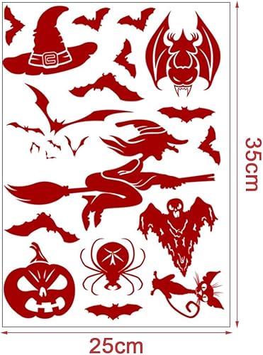 RIUAHST 10 PCS Halloween Sanglante Mains Autocollants Sticker Mural Empreintes de Sang Décorations Fenêtre Halloween pour Halloween Fête Porte Plancher - Nail Gallerys