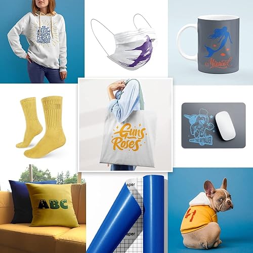 WOWOCUT Infusible Lot de 18 Feuilles d'encre de Transfert de 12'x12', Couleur Unie, Feuille d'encre de Sublimation pour Machine Cricut, T-shirt Personnalisées, Tasses à Café, Costumes Pour Bébé - Nail Gallerys