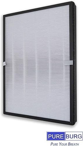 PUREBURG Lot de 2 filtres de rechange compatibles avec les purificateurs d'air HERILIOS HS-AP003 et Taotronics TT-AP003 - Nail Gallerys