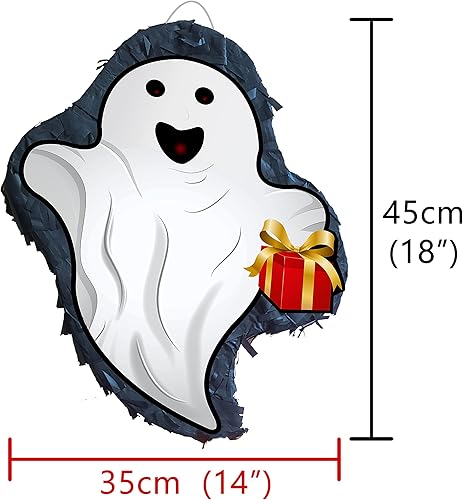 Piñata fantôme avec bâton et bandeau pour les yeux - Nail Gallerys