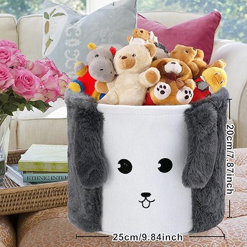 Miracle Baby Panier à Linge Pliable Imperméable pour Bébé Panier de Rangement Corbeille à Linge Sale Sac à Linge Seau de Stockage Rond en Tissu pour Buanderie Enfant Jouets - Nail Gallerys