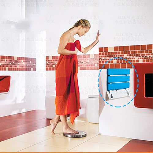 Siège Rabattable pour Douche Chaise de Murale Tabouret de Douche pour L'utilisation de La Salle de Sauna à la Maison Murale Jusqu'à 130 Kg - Nail Gallerys
