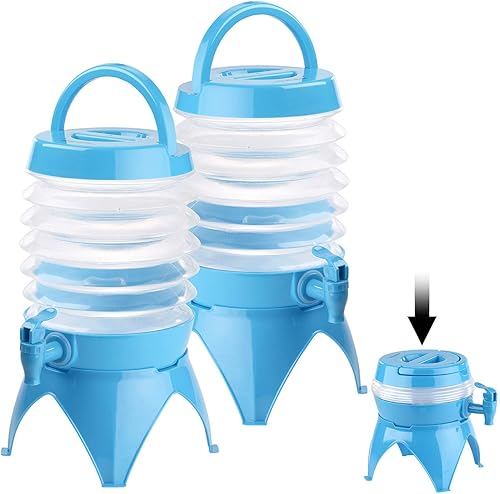 2 tonnelets pliables 3,5 L avec robinet [Pearl] - Nail Gallerys