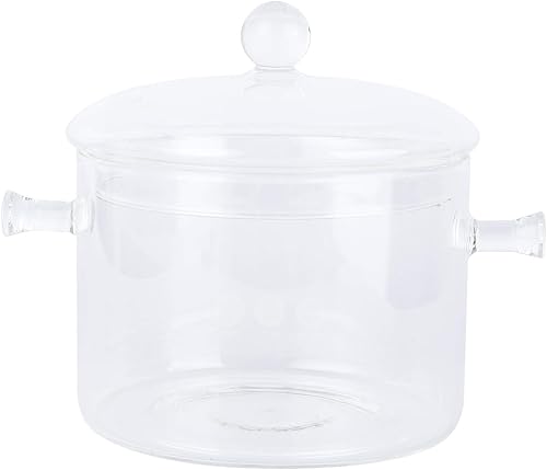 Bol à Udon Casserole Avec Couvercle Pot De Pâtes En Verre Bol à Soupe Transparent Assiette De Pâtes Batterie De Cuisine Antiadhésive Four Micro- Ustensiles De Cuisson De Bébé - Nail Gallerys