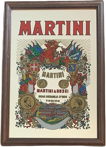 Laurie's Pub and Bar Accessories Petit miroir Martini - Nail Gallerys