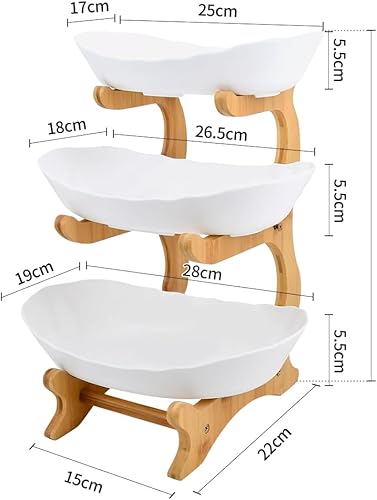 OHMG Lot de 2 Corbeille a Fruit,Panier a Fruit de Mural,Cuisine Basket Avec un Couvercle en bois,Corbeilles à Fruits Pour Rangement Legumes,Fruits et Collations,Noir - Nail Gallerys