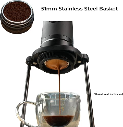 MiiCoffee Eon Machine à expresso portable, machine à café de voyage avec auto-chauffage et chargement USB-C (gris) - Nail Gallerys