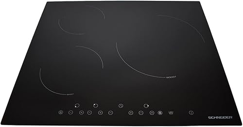SCHNEIDER Plaque induction SCTI6030N1/1, 3 foyers, 3 boosters, 7400 W - Nail Gallerys