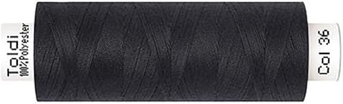 Gütermann TOLDI Fil à coudre universel | 500 m | Fil pour machine à coudre | 40 couleurs (369 bordeaux) - Nail Gallerys