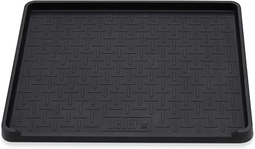 Weber Tapis de Cuisson pour Barbecue - Idéal pour Ranger Les Couverts de Barbecue - Protège la Surface du Barbecue - Passe au Lave-Vaisselle - Noir (3400075) - Nail Gallerys