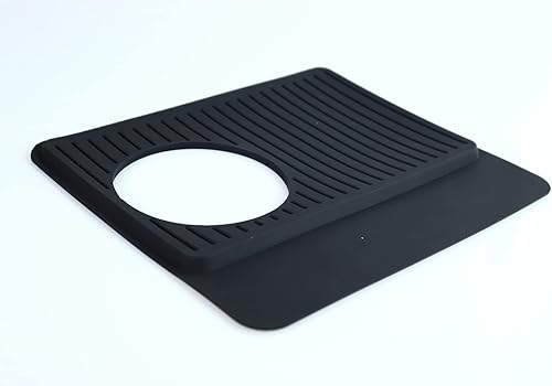 CAPFEI Tapis en silicone compatible avec Sage/Breville BES870XL Barista Express, accessoires Barista antidérapants (noir) - Nail Gallerys