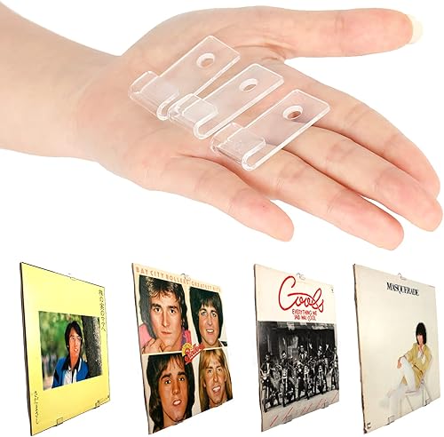 WANLIAN Lot de 30 étagères Acrylique Vinyle Enregistreur Montage murale, Transparentes Enregistrement Album Support Afficher votre écoute quotidienne dans le style （4 x 1.5 x 2 cm） - Nail Gallerys