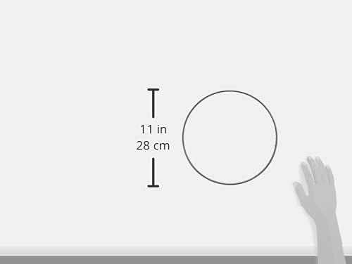 De Buyer - Cercle à tarte rond en inox à bord roulé - 26 x 2 cm - Surface Lisse, Démoulage Facile, Pour des Résultats Sans Défaut et Délicieux, Argent - Nail Gallerys