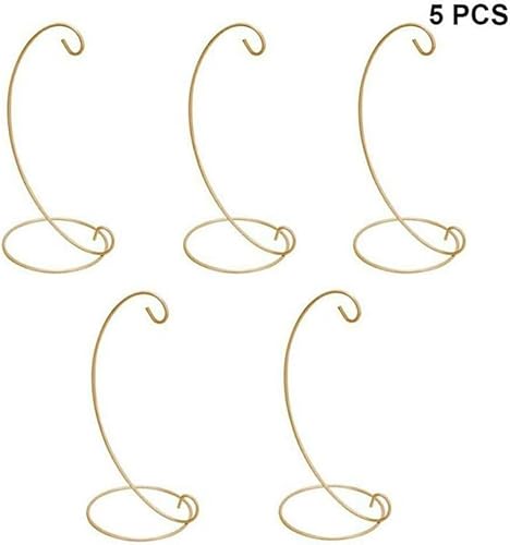 Hasaller Lot de 10 supports de boules de Noël en forme de L en métal avec crochets à suspendre pour plantes aériennes, décoration de mariage - Nail Gallerys