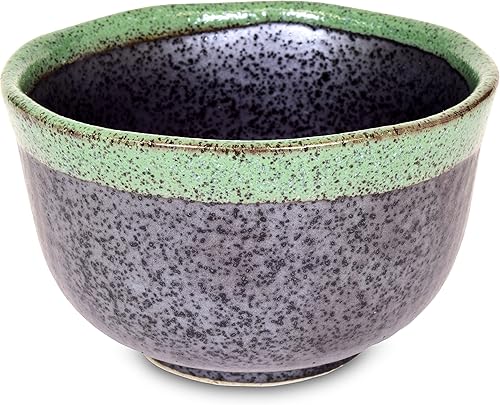 Product of Gifu Japan Mino Ware Lot de 2 tasses à thé japonaises traditionnelles Yunomi Vert Motif Kurosuisho Midi pour thé vert, thé matcha - Nail Gallerys