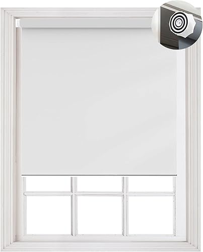 Store Enrouleur Jour Nuit Klemmfix sans perçage 90 x 80 cm Facile à Installer, Store d'obscurcissement Accessoires d'installation Inclus pour Fenêtre ou Porte, Blanc - Nail Gallerys