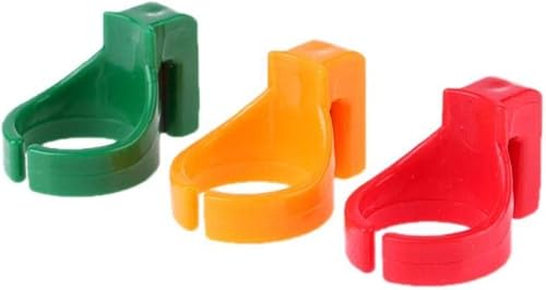 3 Pièces En Plastique Quilting Coupe-fil Anneau Ligne Doigt Outil De Coupe Pour Fil, Fil - Couleur Aléatoire - Nail Gallerys