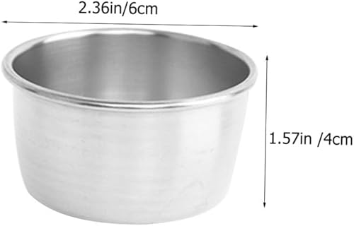 FUNNETOYU 2pièces Tasses à Sauce Acier Inoxydable Récipients à Condiments Multi-fonctions De Tasses Pour Cuisine Barbecue Et Restaurant Pour Dips Et Sauces - Nail Gallerys