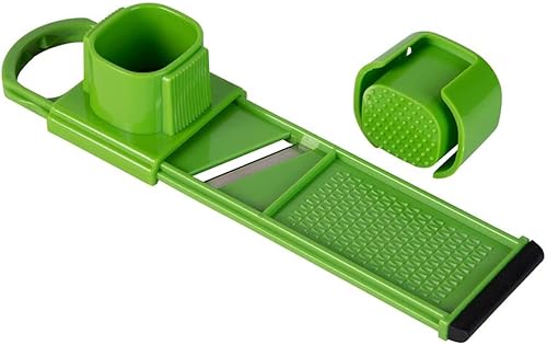 Fackelmann Linea Verdura 45583 Mini coupe-légumes 2 en 1 avec paradit et râpe en acier inoxydable, plastique, vert clair - Nail Gallerys