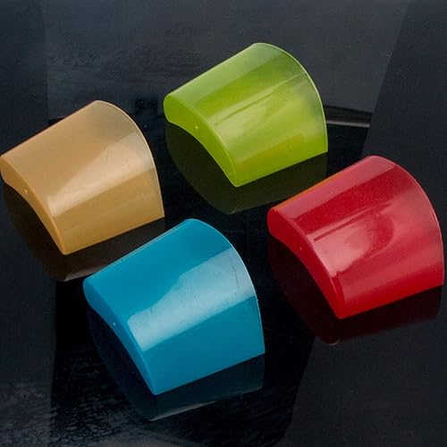 Lot de 4 supports de sachets de thé à suspendre directement sur le côté de la tasse, support à biscuits européens, couleurs bonbon - Nail Gallerys