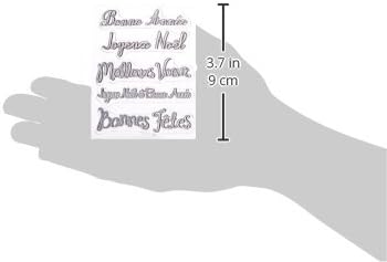 Artemio Mini Tampons Transparents Mots de Noël, Claire - Nail Gallerys