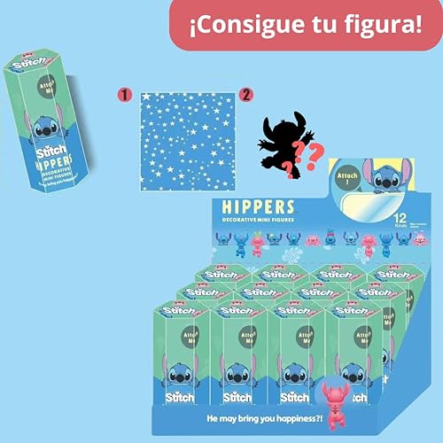 Byese Figurine adhésive Hippers - Mini figurines décoratives adhésives - Nail Gallerys