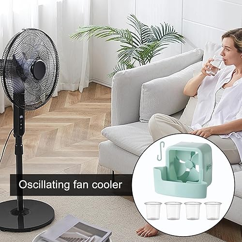 Wusideday Adaptateur de refroidissement par brumisation de ventilateur, dispositif de refroidissement pour ventilateur de sol, refroidisseur de boîte à glace, ventilateurs de sol d'intérieur de bureau - Nail Gallerys