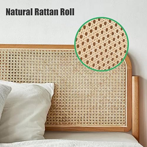 NLUMEC 100cm de Large, Rouleau de Cannage Rotin, Sangle de Canne en Rotin Naturel, Canne pré-tissée Tissu en Rotin à Ouverte pour Meubles Chaise Armoire Plafond (Taille : 100x300cm) - Nail Gallerys