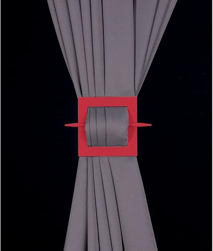 MADECOSTORE Barrette carrée en Bois pour Rideaux - V.créations - Blanc - Nail Gallerys