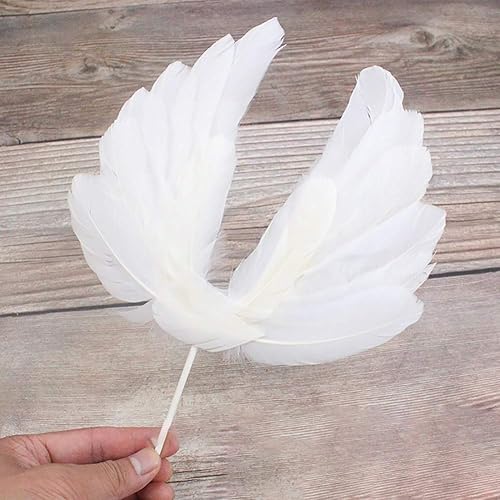 FSSTUD 5 Pièces Aile d'ange Topper Gâteau Décoration de Gâteau Cake Topper pour Anniversaires Mariages - Nail Gallerys