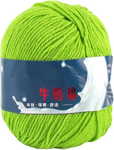 Puco Boules de fil à tricoter bricolage Fil à crocheter Fil de coton Couleurs vives lavables à la main, résistant à la lumière et facile à nettoyer Fil à tricoter - Nail Gallerys