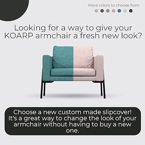 comfortly Lot de 3 housses de rechange robustes pour fauteuil Koarp, tissu Nano-Tech durable, anti-taches et facile à nettoyer et à remplacer (mélanges de cachemire) (beige) - Nail Gallerys