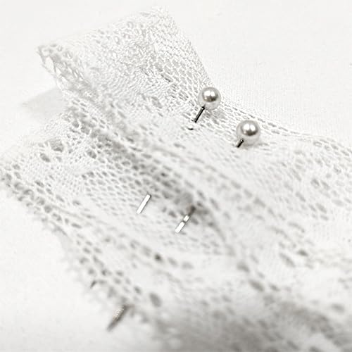 Lot de 480 épingles de couture, épingles à tête ronde, épingles avec tête de boule colorée, épingles pour décoration, épingles pour nœuds, épingles pour mariage, (blanc noir B) - Nail Gallerys